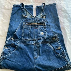 Carhartt Brewster Double Knee Bib Overalls Sz. S 4/6 short